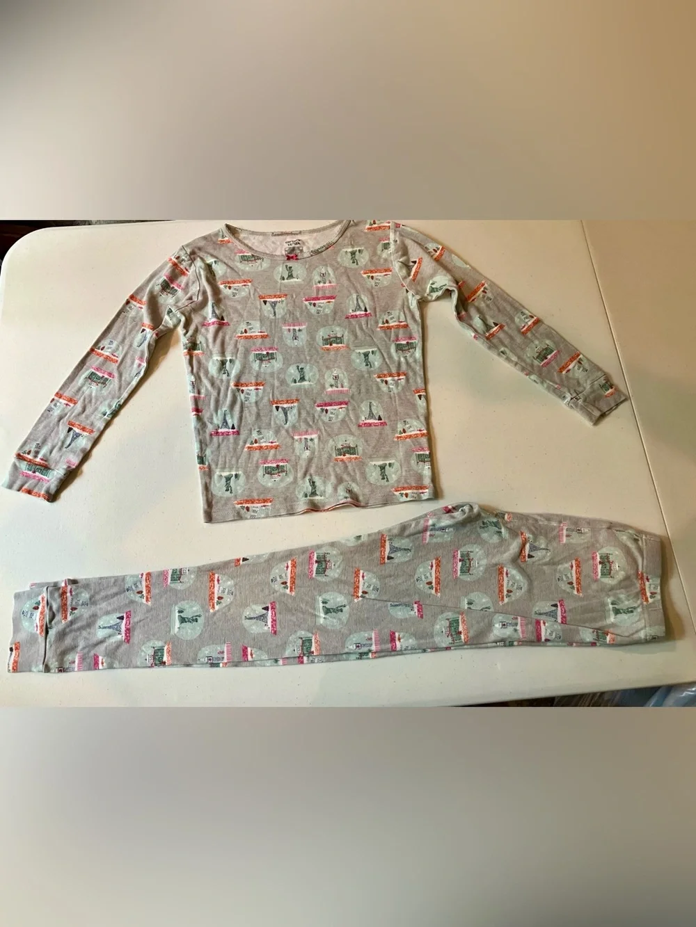 Lot of 14 Pieces Girls Size 12 Carter's Pajama Sets